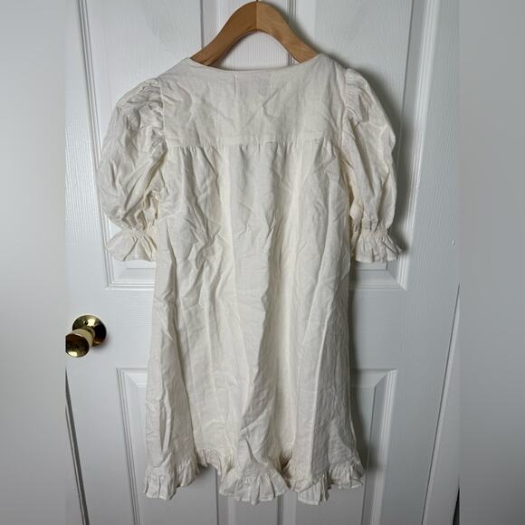 Cleobella Fiona Mini Dress Ivory XS - Picture 6 of 10